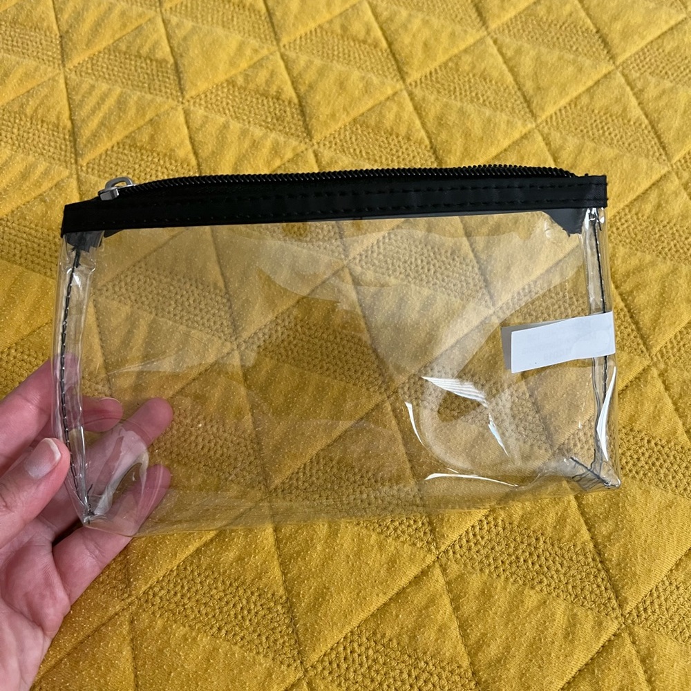 Clear Zip makeup case